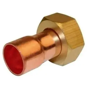 Raccord - RIQUIER - 2 pièces douille cuivre 12x17/15 pas cher