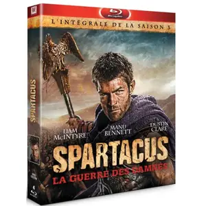 20th Century Fox Spartacus La guerre des damnés Saison 3 Coffret Blu-ray pas cher