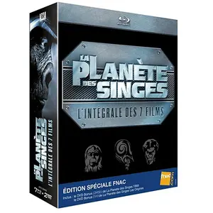 FOX PATHE EUROPA La Planète des Singes - Coffret intégral 7 Films - Blu-Ray - Edition Spéciale Fnac
