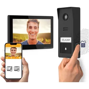 Extel Wave 3 WiFi draadloze deurbel met camera - met vingerafdruk pas cher