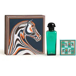 Coffret Eau d'Orange Verte - Eau de Cologne Vapo.100ml-100ml HERMÈS pas cher