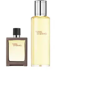 Hermes HermAs Hermès Terre d`Hermès Giftset - 30 ml eau de toilette + 125 ml eau de toilette navulling - cadeauset voor heren pas cher
