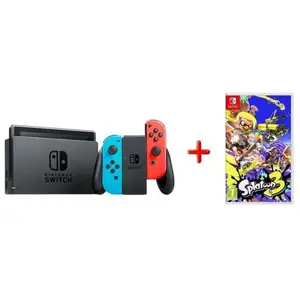 CONSOLE NINTENDO SWITCH NEON + SPLATOON 3 pas cher