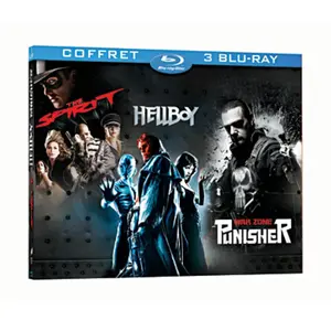 SONY PICTURES HOME ENT SNC Hellboy - The Spirit - Punisher 2 : Zone du guerre - Blu-Ray - Coffret Comic Book Heroes