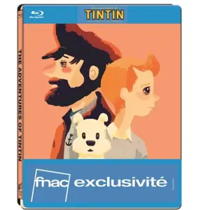 SPHE Les aventures de Tintin Le secret de la licorne Steelbook Pop Art Edition Spéciale Fnac Blu-ray