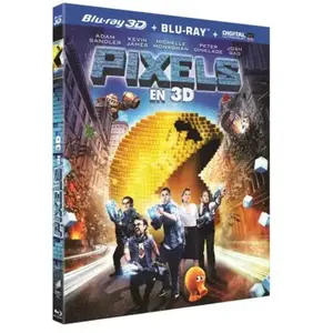 Escd Cnt Pixels Combo Blu-ray 3D + 2D Inclus UV pas cher