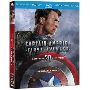 PARAMOUNT HOME ENT FRANCE SAS Captain America : First Avenger -  Super Combo Blu-Ray 3D + DVD