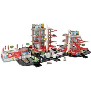 STARLUX COFFRET SUPER GARAGE - 2 STATIONS SERVICES COMPLETES AVEC BASE... pas cher
