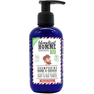 Shampooing Barbe & Cheveux - 99% Naturel-200ml Blondépil Homme pas cher