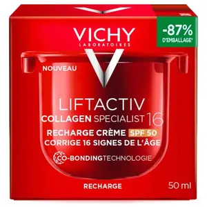 Vichy Liftactiv Recharge Crème Jour Anti-âge Pro-Collagène SPF 50 50ml pas cher