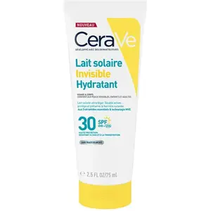 Cerave Lait Solaire Invisible Hydratant Spf30 Visage Et Corps