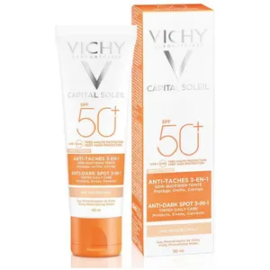 Vichy Vichy Idéal Soleil Soin Anti-Taches Teinté 3 En 1 Spf50 50ml pas cher