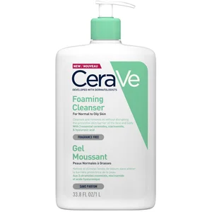 CeraVe Schuimende Reinigingsgel - voor normale tot vette huid - 1000ml pas cher