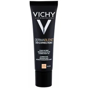 Comparateur de prix : Vichy Dermablend 3D Correction Fond de Teint Resurfaçant N°25 Nude 30ml