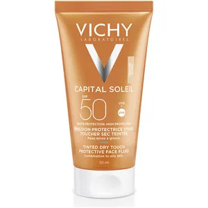 VICHY Ideal Soleil BB Tinted Face Fluid Matte 50ml pas cher