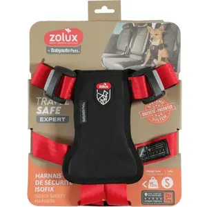 Zolux Szelki dla psa TRAVEL SAFE S czerwone (Chien), Transport d'anima... pas cher