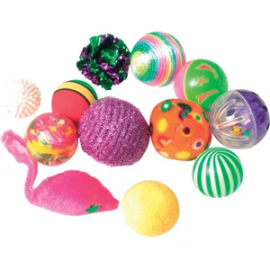Zolux Fantaisies Jouet Pack de 12 Balles pour Chat