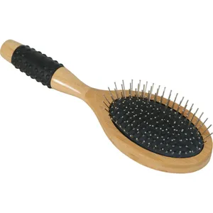 Brosse Pour Chien Pneumatique Zolux Bambou 6x3,5x24 Cm Mixte Beige pas cher