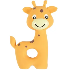Zolux puppyspeelgoed latex giraffe oranje - Default Title pas cher