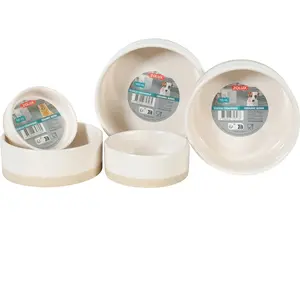 Zolux olaria voerbak keramiek beige 17 cm 1 ltr pas cher