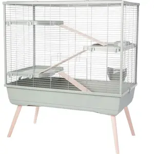 Comparateur de prix : Cage grillagée lapin et rongeur sur pieds NeoLife 100 XL - Zolux Vert