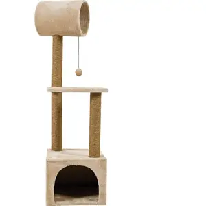 Zolux Trio Arbre à Chat Beige 35 X 35 X 123 cm pas cher