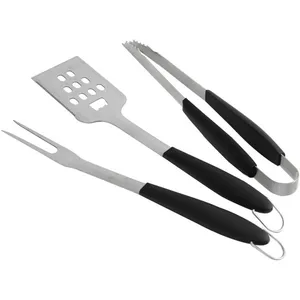 Accessoire barbecue et plancha Le Marquier Set 3 ustensiles inox AGR02Vendu parboulanger