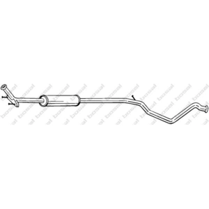 BOSAL Silencieux central pour PEUGEOT: 307 (Ref: 291-509) pas cher
