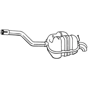 Einddemper 233871 BosalVendu parwinparts