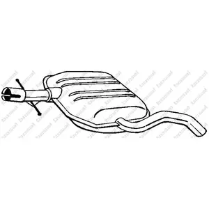 Middendemper 233689 Bosal pas cher