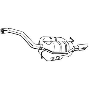 Bosal Einddemper pas cher