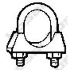 Klemstuk uitlaatsysteem 250854 BosalVendu parwinparts