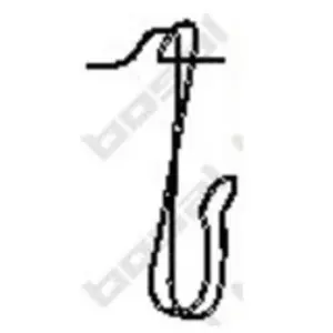 Houder uitlaatsysteem 251969 Bosal