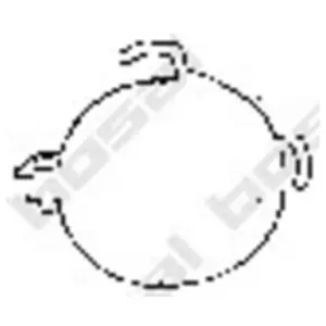 Houder uitlaatsysteem 251945 Bosal