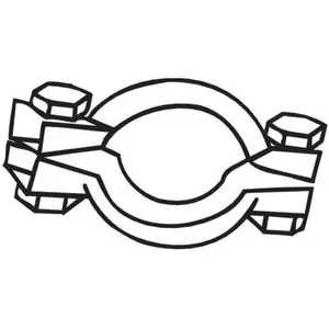 BOSAL Collier de serrage, échappement pour CITROËN: CX, C5, BX, Xsara, C25, XM, ZX, Xsara Picasso & PEUGEOT: 206, 406 (Ref: 254-386) pas cher