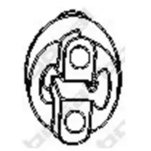 BOSAL silentbloc de suspension d'échappement pour DAEWOO: Kalos & CHEVROLET: Matiz, Aveo, Kalos (Ref: 255-428) pas cher