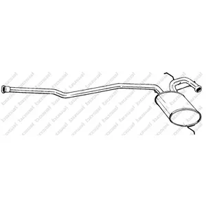 Middendemper 283219 Bosal pas cher