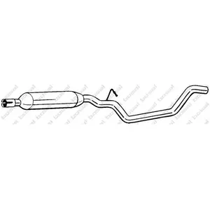 Middendemper 283875 Bosal pas cher