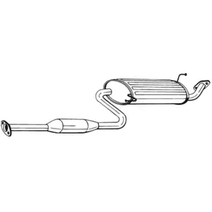 Einddemper 283531 Bosal pas cher
