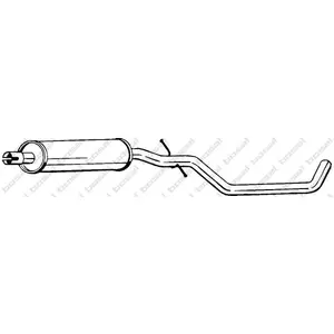 Middendemper 283655 Bosal pas cher