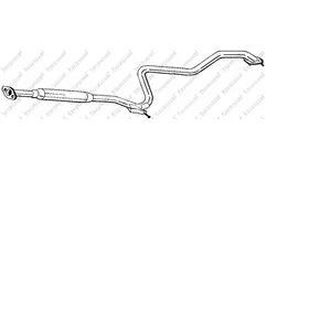Middendemper 283341 Bosal pas cher