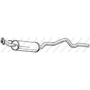 Middendemper 283317 Bosal pas cher