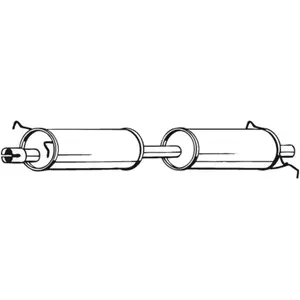 Silencieux central bosal 280-049
