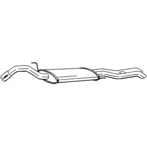 Silencieux arrière bosal 280-781