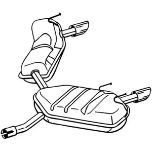 Einddemper 281991 Bosal pas cher