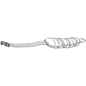 Silencieux arrière bosal 282-215