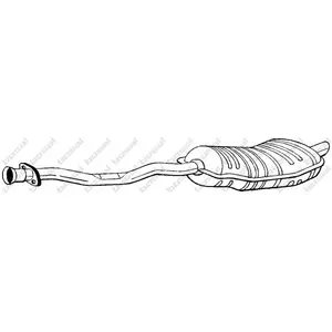 Einddemper 282217 Bosal pas cher
