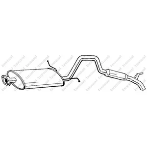 Einddemper 282959 Bosal pas cher