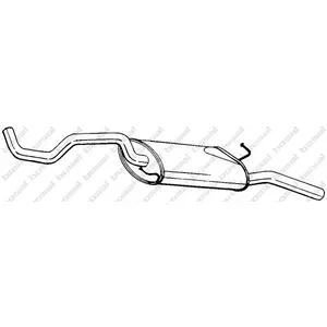 Einddemper 282463 Bosal pas cher