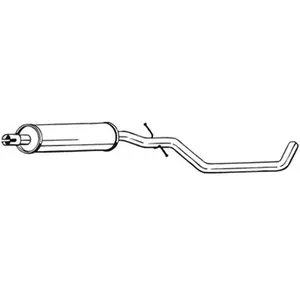 Silencieux central bosal 282-721